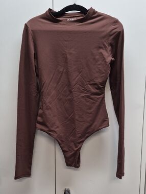 Pulmley Women's Long-Sleeve Brown Bodysuit